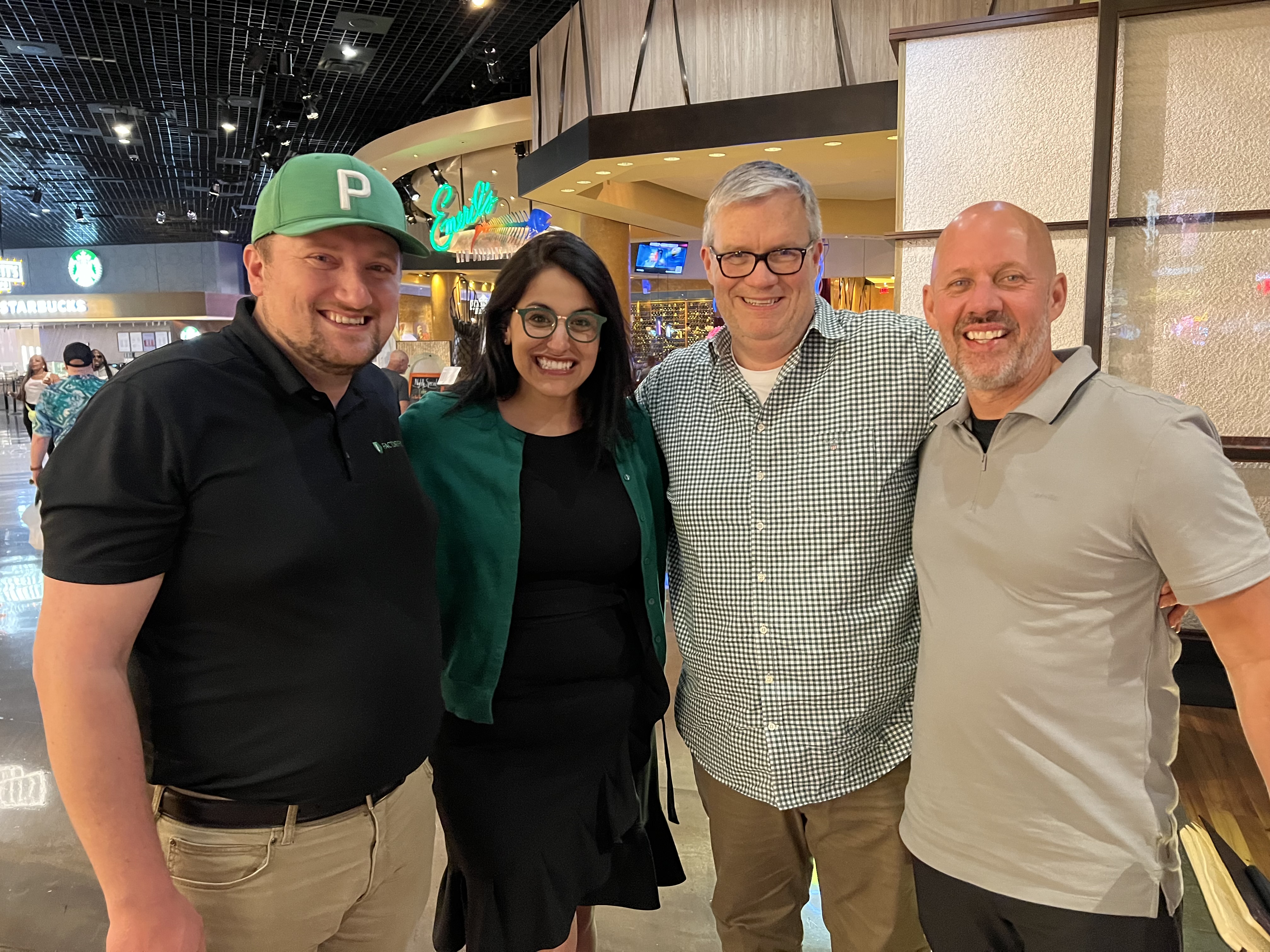Jenny with industry peers at an event